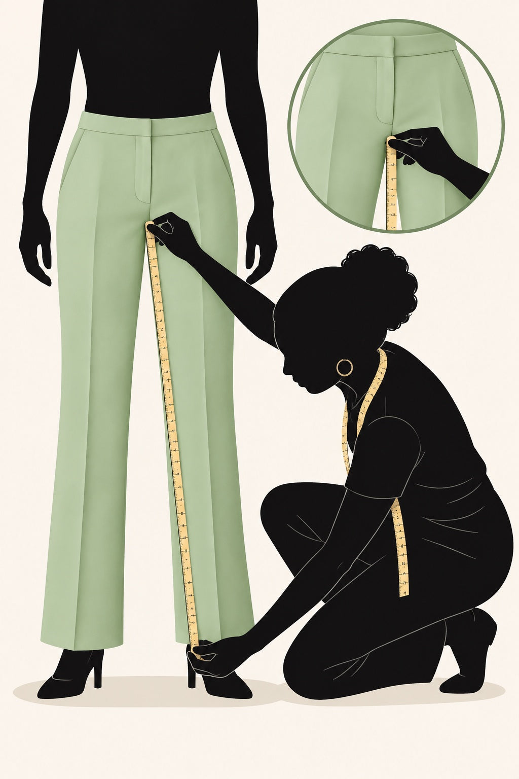 How to Measure Yourself for Pant Hemming